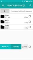 برنامه‌نما files to sd card pro عکس از صفحه