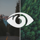 Geheimer Foto Hintergrund Zeichen