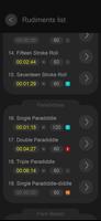 Drum rudiments trainer - DRT screenshot 1