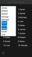 List random shuffle captura de pantalla 2