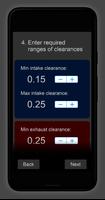 Valve shims calculator скриншот 1