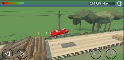Poly Car Racing Simulator تصوير الشاشة 1