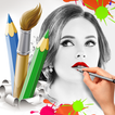 Photo to Painting Poster & Pencil Sketch drawing