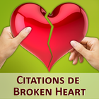 ikon Citations triste cœur brisé