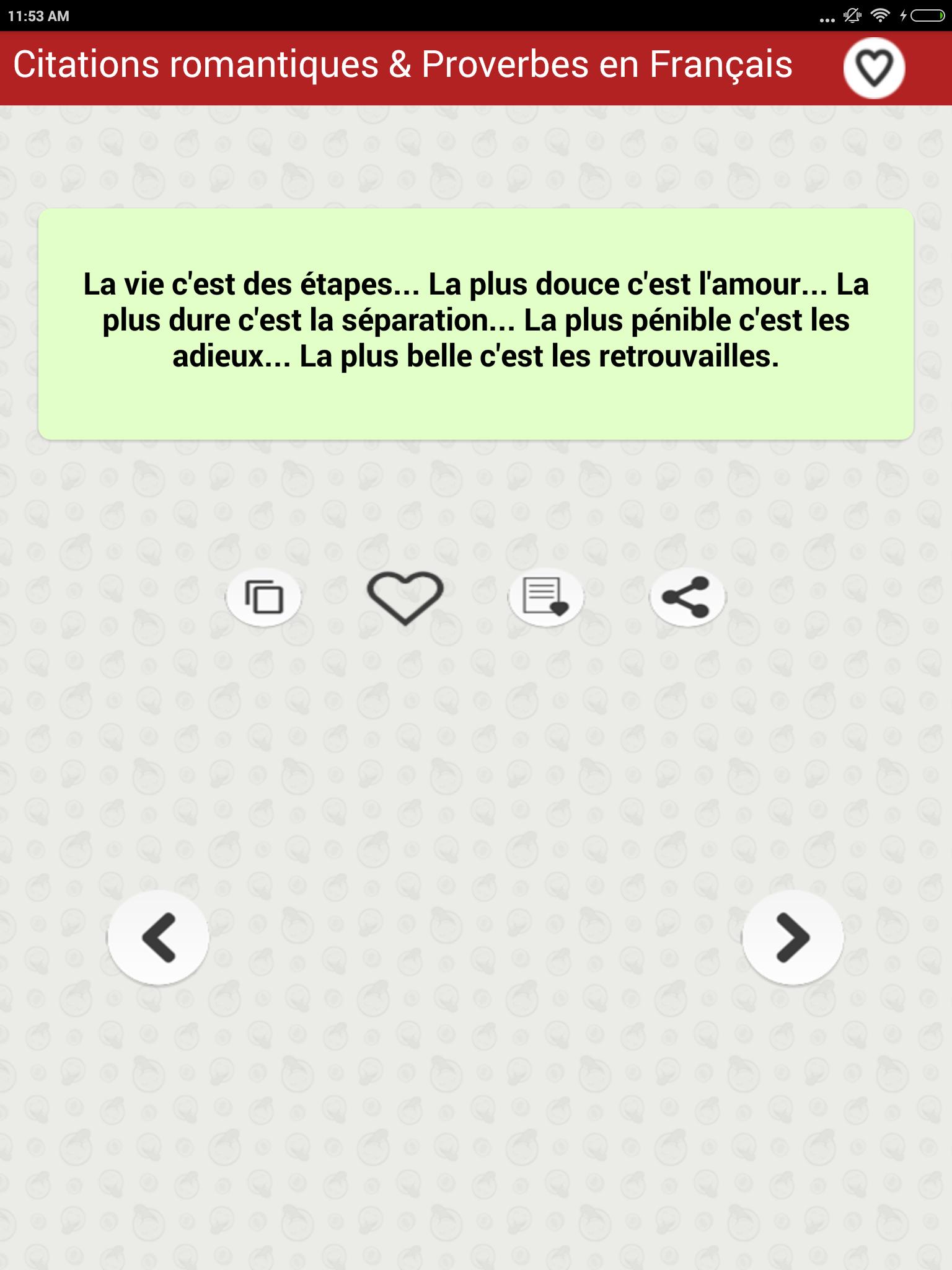 Citations Romantiques Proverbes En Francais For Android Apk Download