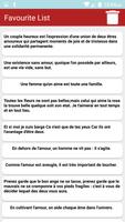 Citations romantiques & Proverbes en Français screenshot 1