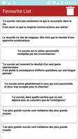 Citations: Travail Acharné screenshot 1