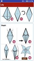 Paper art Origami Making steps: Medium Difficulty Poster