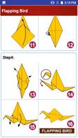 Paper art Origami Making steps: Medium Difficulty captura de pantalla 2