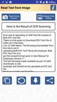Save Text of image OCR Reading Poster