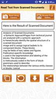 برنامه‌نما Read Text of Scanned Documents عکس از صفحه