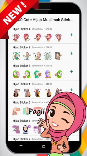 1000 Cute Hijab Muslimah Sticker For Wastickerapp For Android Apk Download