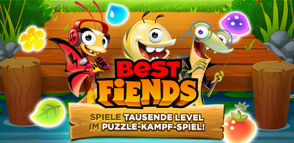 Wie kann man Best Fiends - 3-Gewinnt-Puzzle kostenlos herunterladen image