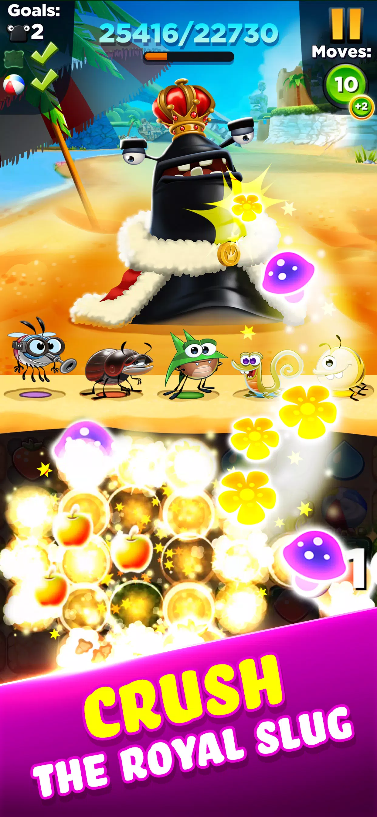 Best Fiends Stars - Jogo de quebra-cabeça grátis Android Jogos APK