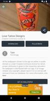 Love Tattoo Designs تصوير الشاشة 2