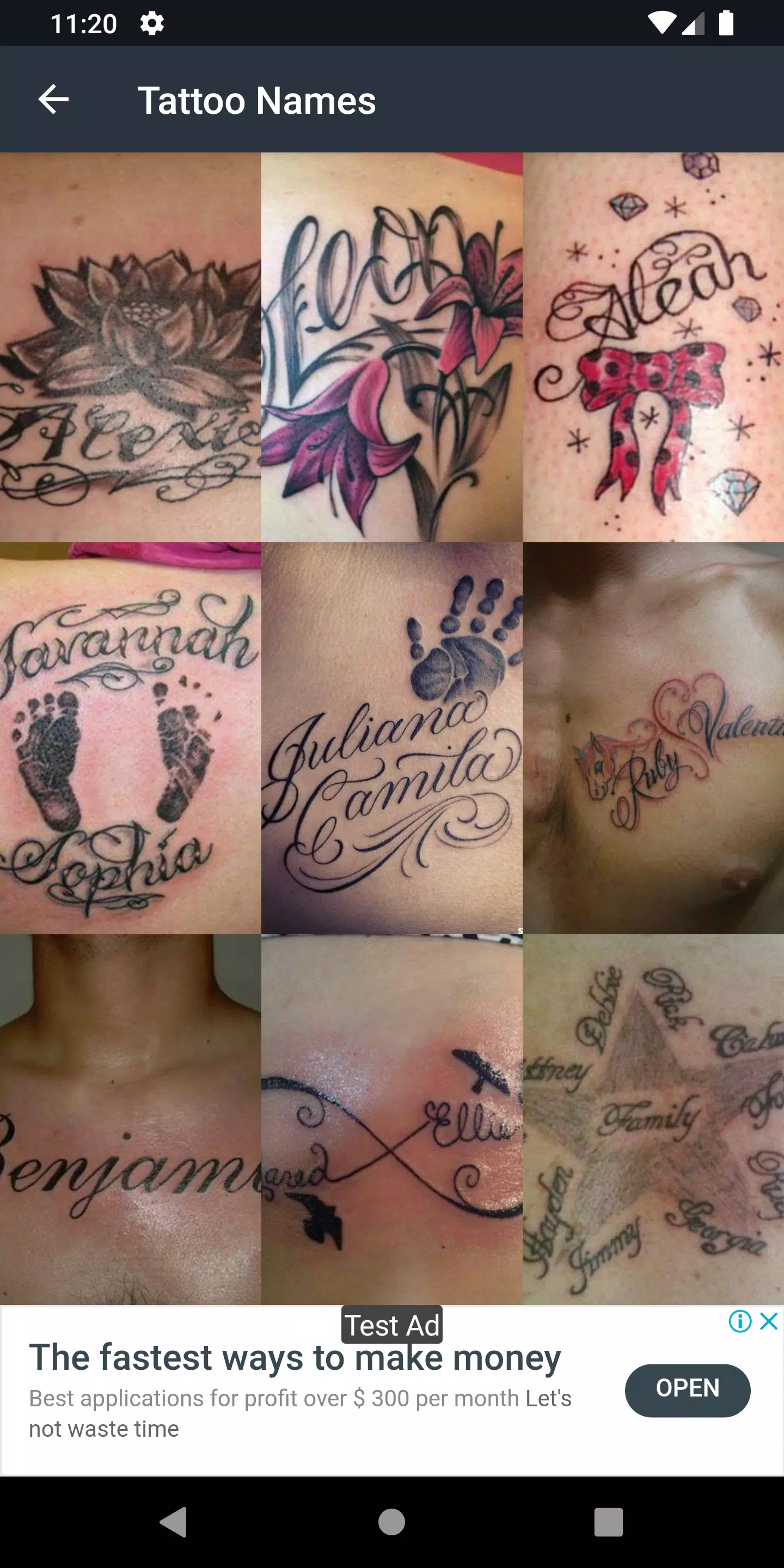 Ellie Name Tattoo Designs