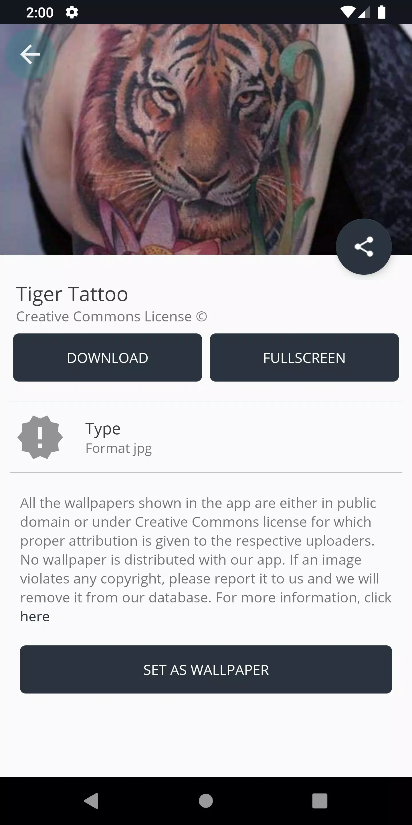 Tải xuống APK Tiger Tattoo cho Android Tải xuống APK Tiger Tattoo cho Android