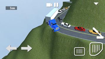 Cargo Truck Mountain Traffic syot layar 1