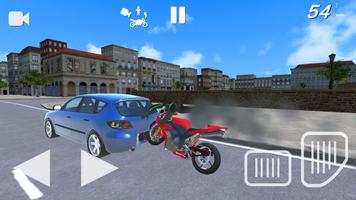 Moto Crash Simulator: Accident Cartaz