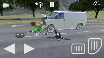 Moto Crash Simulator: Accident Ekran Görüntüsü 1
