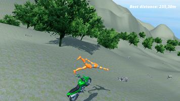 Motorcycle Ragdoll Fall الملصق