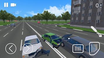 Russian Car Crash Simulator 海报