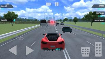 Traffic Racer Speeding Highway captura de pantalla 1