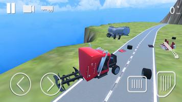 Truck Crash Simulator Accident Poster