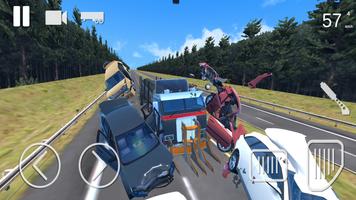 Truck Crash Simulator Accident ảnh chụp màn hình 1