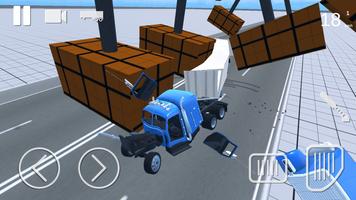 Truck Crash Simulator Accident captura de pantalla 2