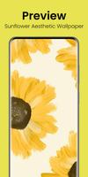 Sunflower Aesthetic Wallpaper capture d'écran 1