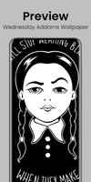 Wednesday Addams Wallpaper captura de pantalla 1