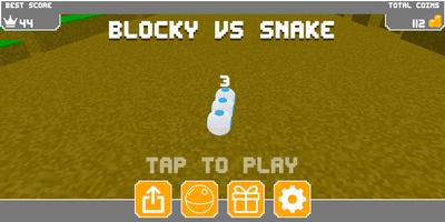 Blocky vs Snake پوسٹر