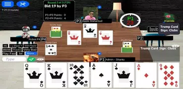 29 Card Online Call Bridge Multiplayer 28 Card