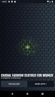 Casual Fashion Clothes Women Design โปสเตอร์