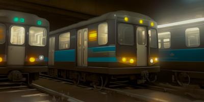 Metro Train Station: Drive Sim Affiche