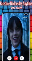 Wednesday Addams Video Call Affiche