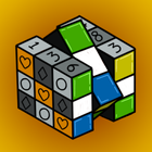 Number Cubed Puzzle Game icône