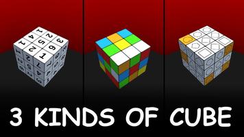 Number Cubed Puzzle Game plakat