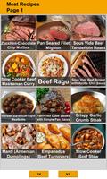 200 Meat Recipes Affiche