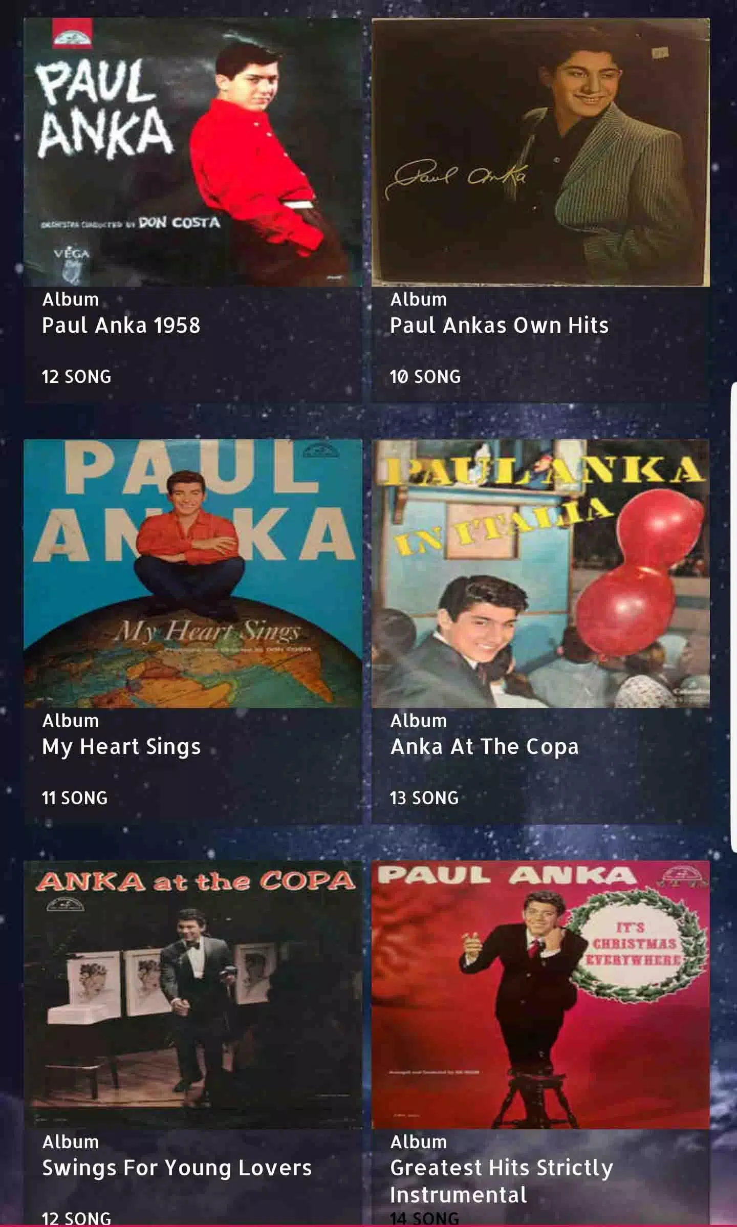 Paul Anka Full album video APK for Android Download