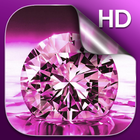 Diamants Fond d'écran Animé HD icône