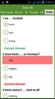 برنامه‌نما English Tenses Practice MCQ عکس از صفحه