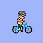 Pixel bike racer biểu tượng