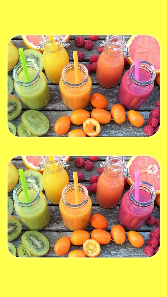 Spot The Difference Printable Food