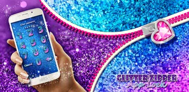 Glitter Zipper App Lock