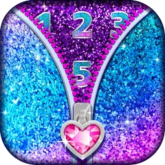 Glitter Zipper App Lock APK download