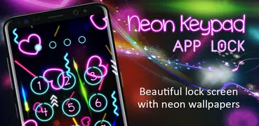 Neon Keypad App Lock