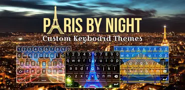 Paris by Night Custom Keyboard Themes