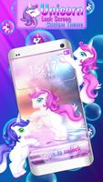 Unicorn Lock Screen Custom Theme poster
